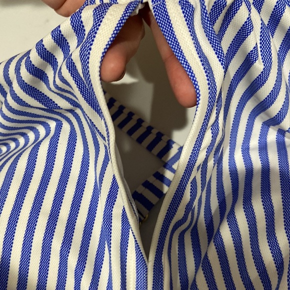 3x 24w-26w beautiful blue and white pinstriped bikini ❤️🔥 NWT - Picture 3 of 11